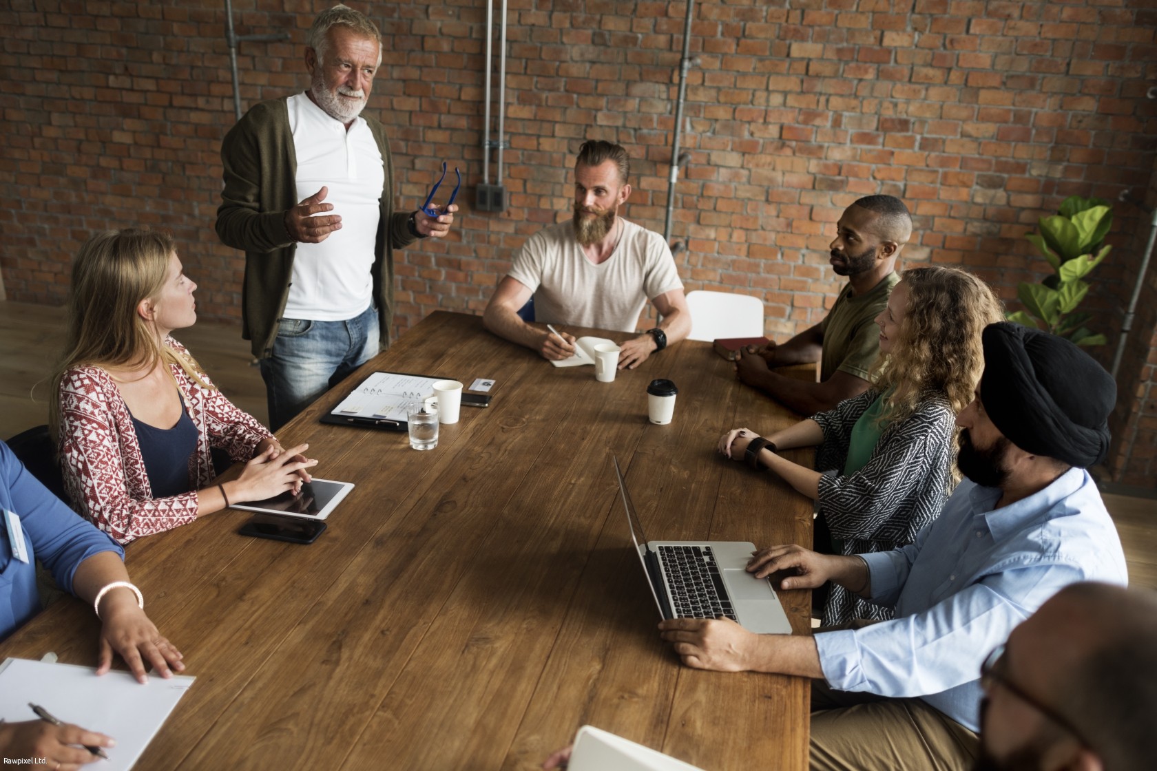 People Meeting Seminar Office Concept